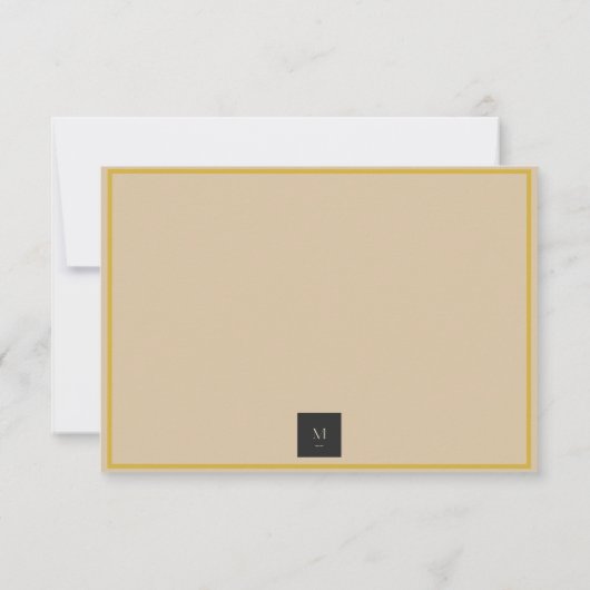 Holiday Luxe Elegant RSVP Card for Business (裏面)