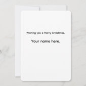 Holiday Magic & Cheer Festive Christmas シーズンカード (裏面)