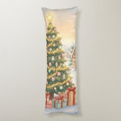 Holiday Magic Christmas Pillow ボディピロー (裏面 (縦))