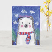 Holiday Magic - Kids Art for CHOC カード (黄色い花)