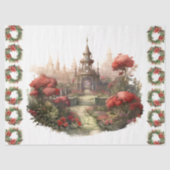 Holiday Magical Castle Decoupage Paper 薄葉紙 (正面)
