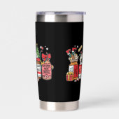 Holiday Meds Mug – Festive Prescription Bottles  保温保冷タンブラー (左面)
