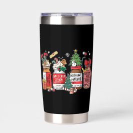 Holiday Meds Mug – Festive Prescription Bottles  保温保冷タンブラー