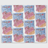 Holiday Meet & Greet #1 （クリスマス） ラッピングペーパー (フラット)