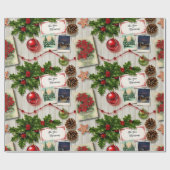 Holiday Memories Collage ラッピングペーパー (フラット)