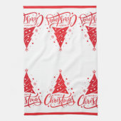 Holiday Merry Christmas  キッチンタオル (縦)