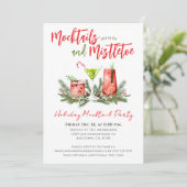 Holiday Mocktail Party Festive Drinks  招待状 (スタンド正面)