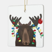 Holiday Moose Ornament セラミックオーナメント (左)