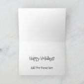 Holiday Neighbor Thank You Card カード (内部)