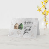 Holiday Neighbor Thank You Card カード (黄色い花)