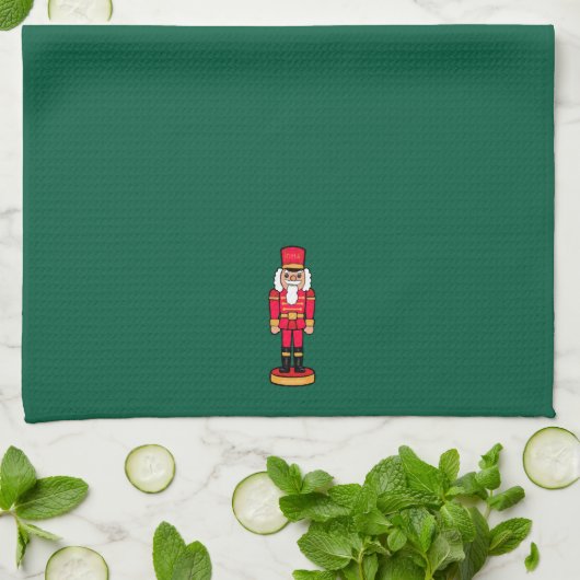 Holiday Nutcracker Kitchen Towel キッチンタオル (折り畳み)