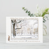 Holiday Open House：招待/カード 招待状 (スタンド正面)