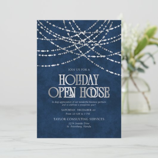 Holiday Open House Invitation 招待状 (スタンド正面)