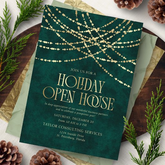 Holiday Open House Invitation 招待状