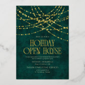 Holiday Open House Invitation 箔招待状 (正面)