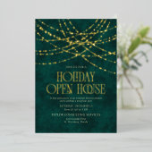 Holiday Open House Invitation 箔招待状 (立ち正面)