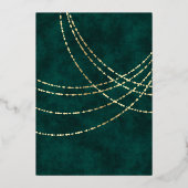 Holiday Open House Invitation 箔招待状 (裏面)