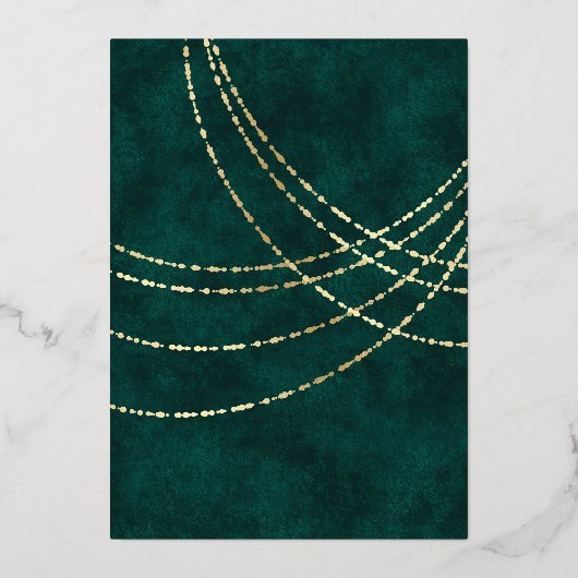 Holiday Open House Invitation 箔招待状 (裏面)