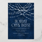 Holiday Open House Invitation 箔招待状 (正面)