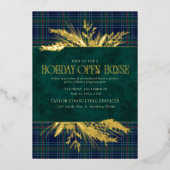 Holiday Open House Invitation 箔招待状 (正面)