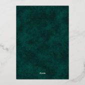 Holiday Open House Invitation 箔招待状 (裏面)