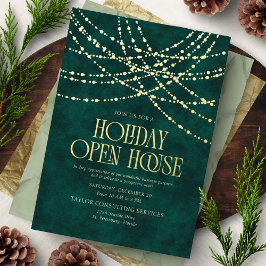 Holiday Open House Invitation 箔招待状