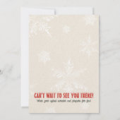 Holiday Open House Vintage Elves  招待状 (裏面)