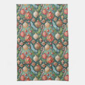 Holiday Ornaments  キッチンタオル (縦)