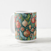 Holiday Ornaments  コーヒーマグカップ (正面左)