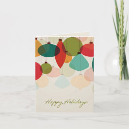 Holiday Ornaments Card カード