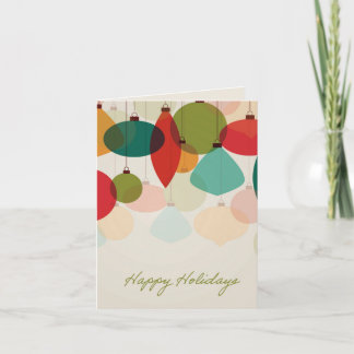 Holiday Ornaments Card カード