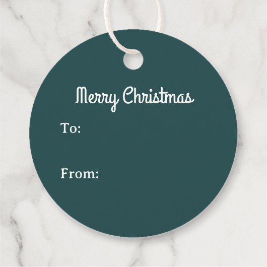 Holiday Ornaments gift フェイバータグ (裏面)