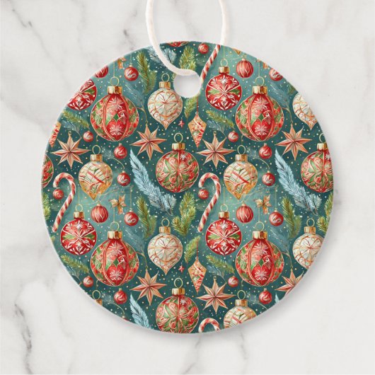 Holiday Ornaments gift フェイバータグ (正面)