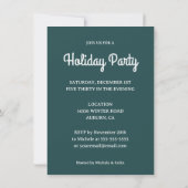Holiday Ornaments  Party Invitation 招待状 (裏面)