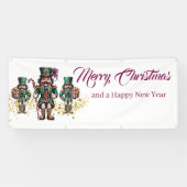 Holiday Outdoor Banner Nutcracker 横断幕 (横)