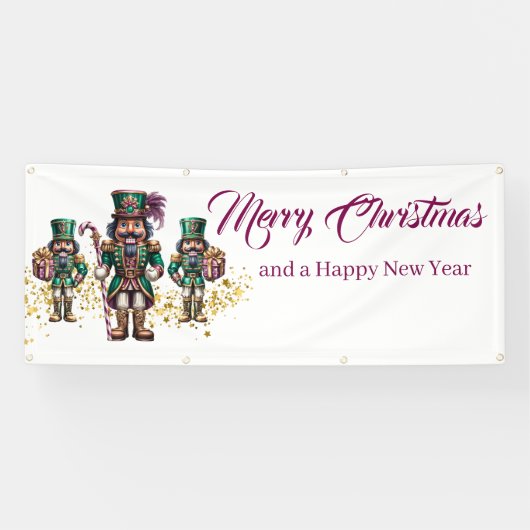 Holiday Outdoor Banner Nutcracker 横断幕 (横)