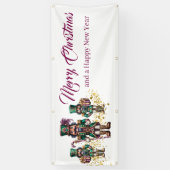Holiday Outdoor Banner Nutcracker 横断幕 (縦)