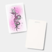 holiday package with snake バッジ (正面＆裏面)