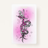 holiday package with snake バッジ (正面)