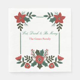 Holiday Paper Napkins – Festive Table Essentials スタンダードランチョンナプキン