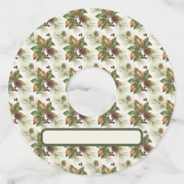 Holiday Party Drink Marker, Hostess Gift Idea ワイングラスタグ