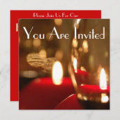 Holiday Party Invitation 招待状 (正面/裏面)