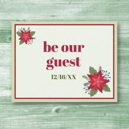 Holiday party invite! Customized Postcard シーズンポストカード