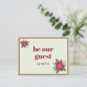 Holiday party invite! Customized Postcard シーズンポストカード (スタンド正面)