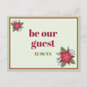 Holiday party invite! Customized Postcard シーズンポストカード (正面)