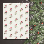 Holiday Party Modern Minimal Watercolor Ornament  シーズンカード