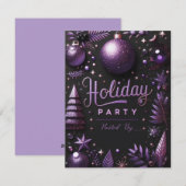 Holiday Party Personalize Card シーズンカード (正面/裏面)