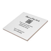 Holiday party Scan QR code details website social  タイル (側面)