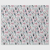 HOLIDAY PENGUIN PARTY ラッピングペーパー (フラット)