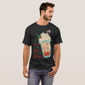 Holiday Peppermint Candy Cane Coffee Graphic Tees Tシャツ (正面フル)